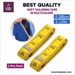 2 Pcs Double Sided Tailor Cloth Ruler Inch Tape , Tailor Tape (60 Inch )