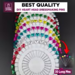 Hijab Pins, Big Size 30pcs Safety Scarf Heart Shape Wheel pins