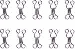 48 Hooks for dresses, ladies Hook & Eye Fastener for Bra Dresses - Image 4