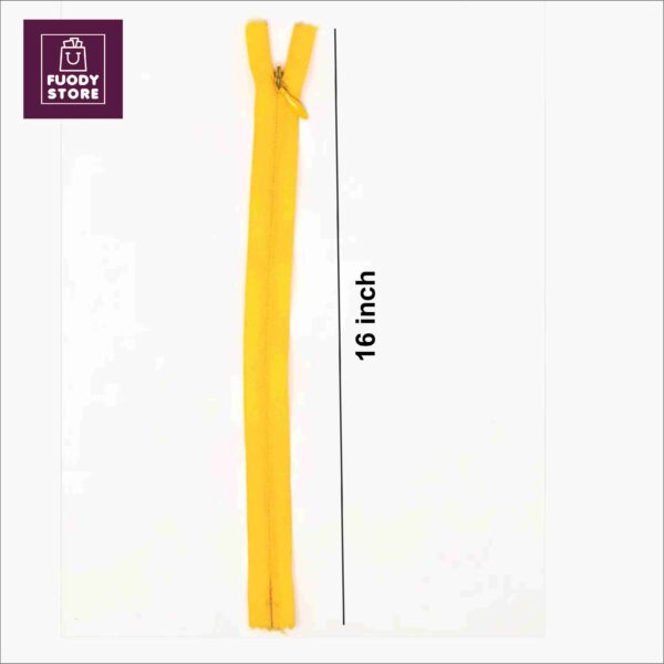 12 pcs invisible Zip ( Gum Zip ) Use For Ladies Dresses Nylon Multi Color - Image 4
