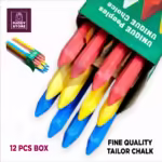12 Pcs Tailoring Chalk Pencils 3 Colors Crayon Tailor Chalk for Sewing