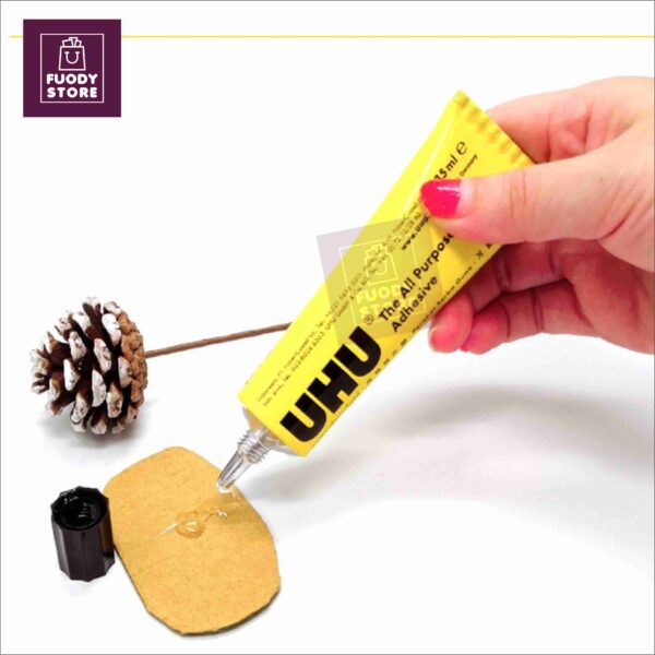 Small UHU Glue- All Purpose Adhesive Glue UHU Tube 7ml Made in Germany - Image 3