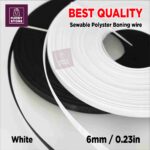 6mm  10 Ghaz pack .Rigilene Polyester Boning for Dresses