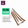 Tailor scale set included 4pcs- Best quality trouser shirt cutting wooden scale kit for tailoring - Image 2