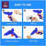 Mini Hot Melt Glue Gun With 5 Free Glue Stick 20w . 220V Electricity Supported - Image 4