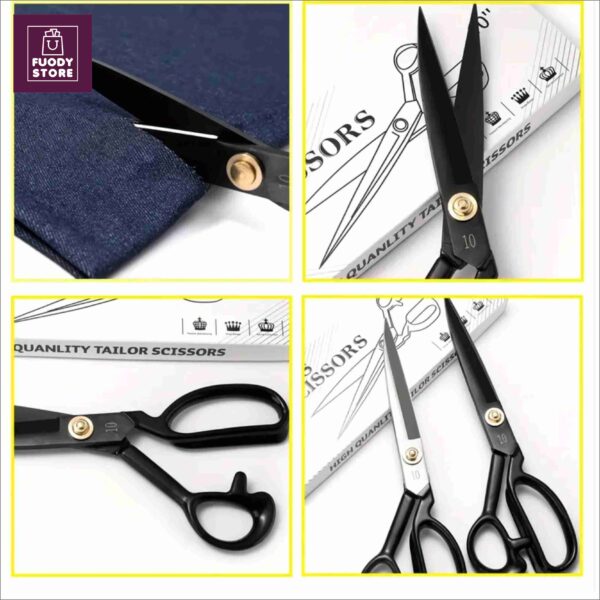 Q.X.YUN 10-Inch Professional Tailoring Scissors – Premium Stainless Steel Fabric & Craft Scissors - Image 4