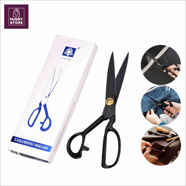 Q.X.YUN 10-Inch Professional Tailoring Scissors – Premium Stainless Steel Fabric & Craft Scissors - Image 3
