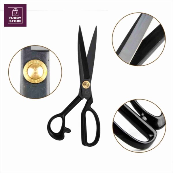 Q.X.YUN 10-Inch Professional Tailoring Scissors – Premium Stainless Steel Fabric & Craft Scissors - Image 2