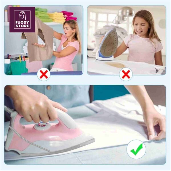 ZhiwenCZW Teflon Iron Cover – Universal Non-Stick Shoe & Fabric Protector for Safe Ironing - Image 2