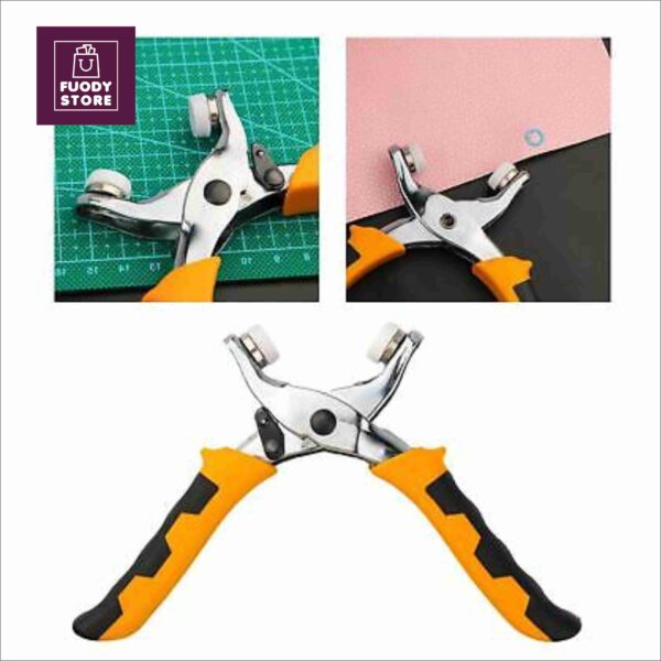 Heavy Duty Rivet Pliers Set - 9mm Snap Button Tool for Clothes, Bags DIY (with Free Buttons & Rings) - Image 2