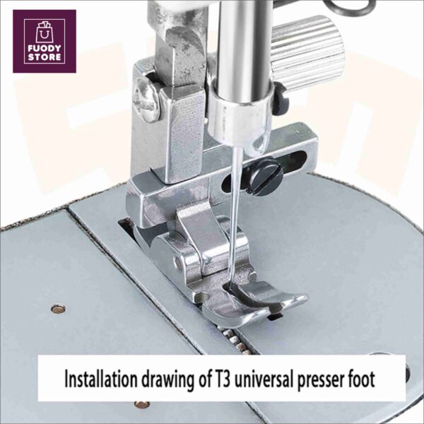 Adjustable 3-Way Presser Foot #T3 - Universal Left/Right Single-Sided Sewing Machine Foot - Image 2