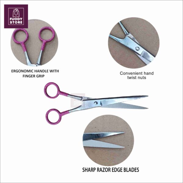 5-Inch Small Straight Edge Scissors ( Kainchi ) – Multipurpose Precision Cutting Tool - Image 4