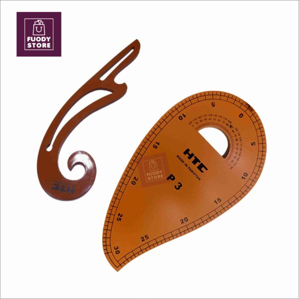 Tailoring Scale Set (8 PCS) – Premium Wooden Style Rulers for Pattern Making & Fashion Design - Image 2