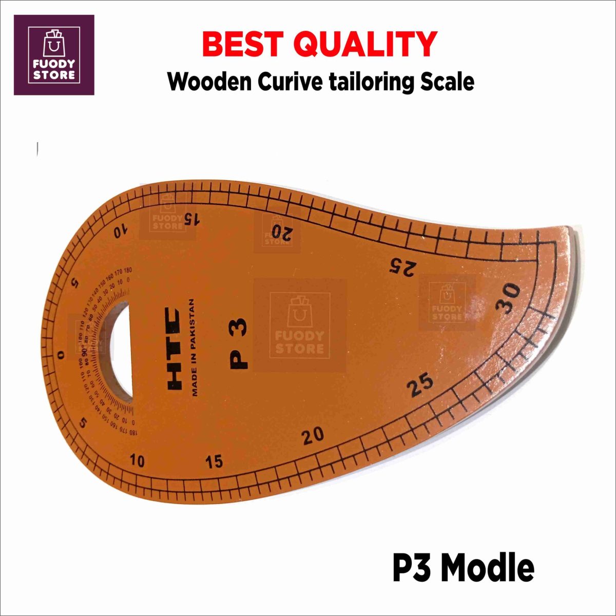 Tailor Pattern Scale P3 Model Wooden Style Tailoring Scale | Premium Measuring Tool for ...