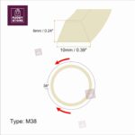 Industrial Sewing Machine Belt M38 – 990mm/39" Rubber Triangle V-Belt For Juki and Overlock - Image 4