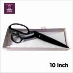 Professional Tailor Scissors 10 Inch High Quality Made in Pakistan – Black & Golden - Image 4