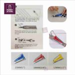 Bias Tape Maker Set Of 3 Most Used Sizes - 12mm, 18mm & 25mm Binding Tape Maker - Image 2