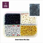 1000 Pearls + 1000 Rivet Locks Kit – 4 Colors (5mm & 6mm) for Pearl Setting Machines - Image 4
