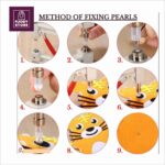 1000 Pearls + 1000 Rivet Locks Kit – 4 Colors (5mm & 6mm) for Pearl Setting Machines - Image 3