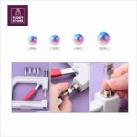 1000 Pearls + 1000 Rivet Locks Kit – 4 Colors (5mm & 6mm) for Pearl Setting Machines - Image 2