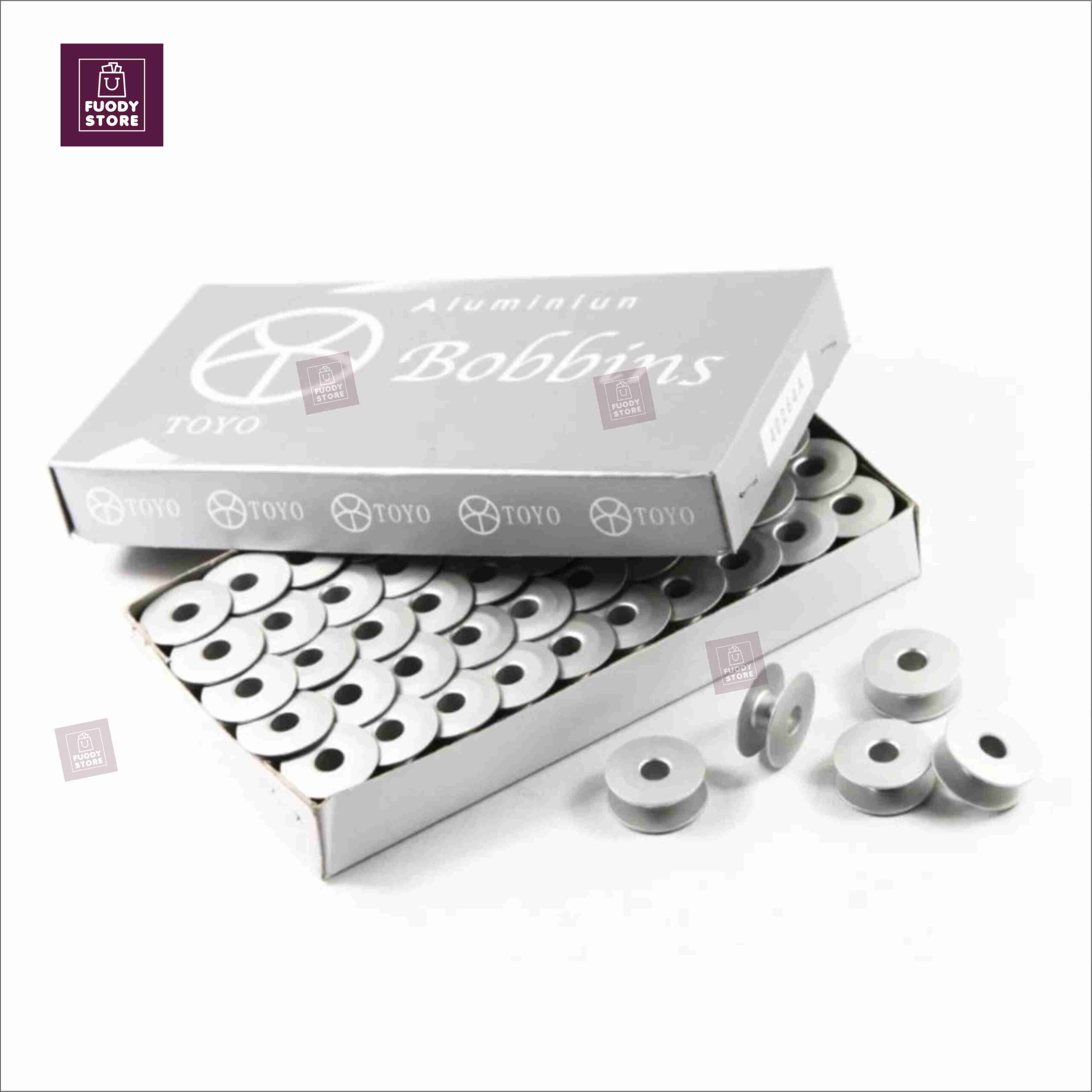 5pcs Aluminum Bobbins Kit (25mm) Metal Sewing Machine Bobbins for Industrial & Domestic Machines - Image 3