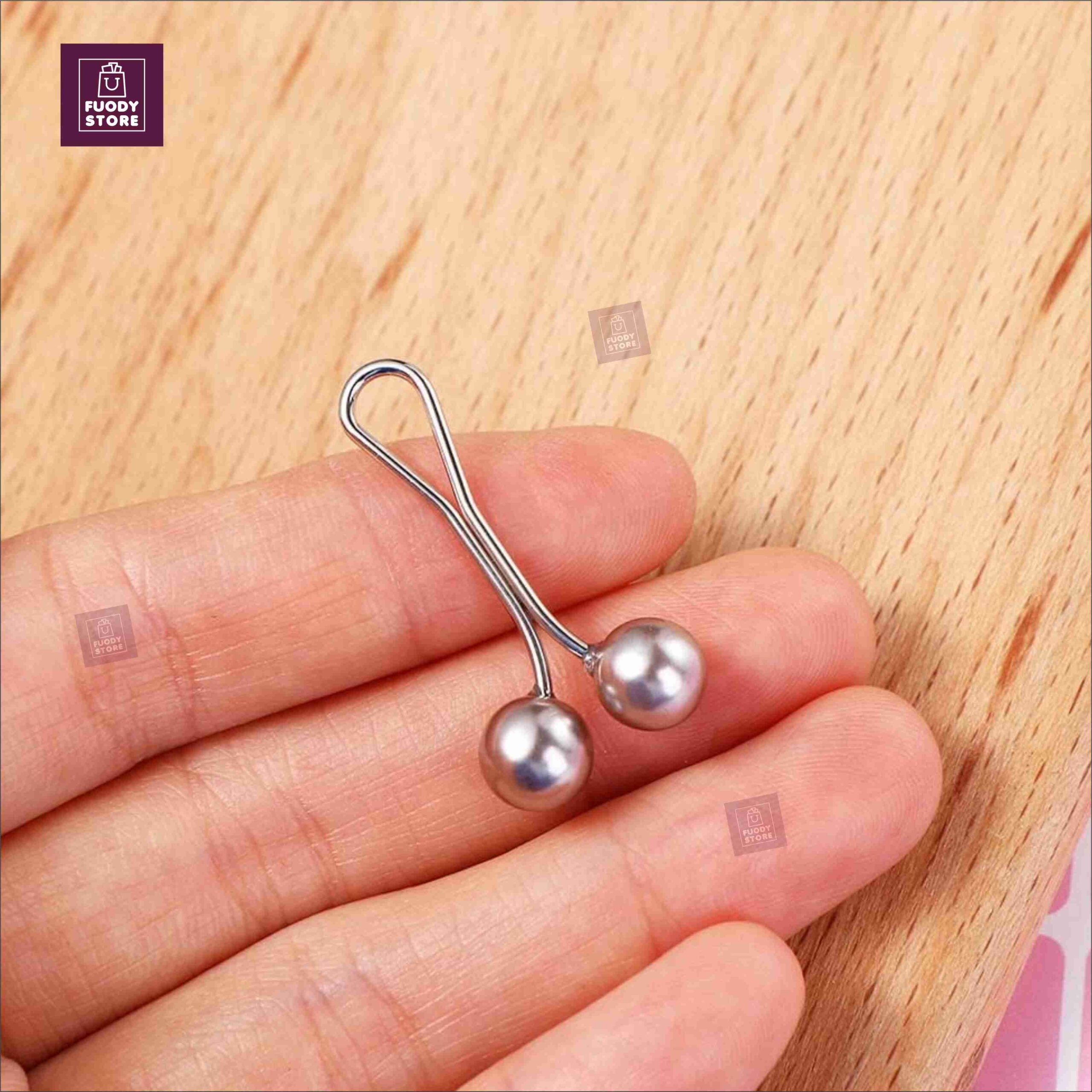 8 pcs Multicolor Scarf Pins Clips Fancy – U-Shaped Hijab Scarf Clips for Women Brooches - Image 4