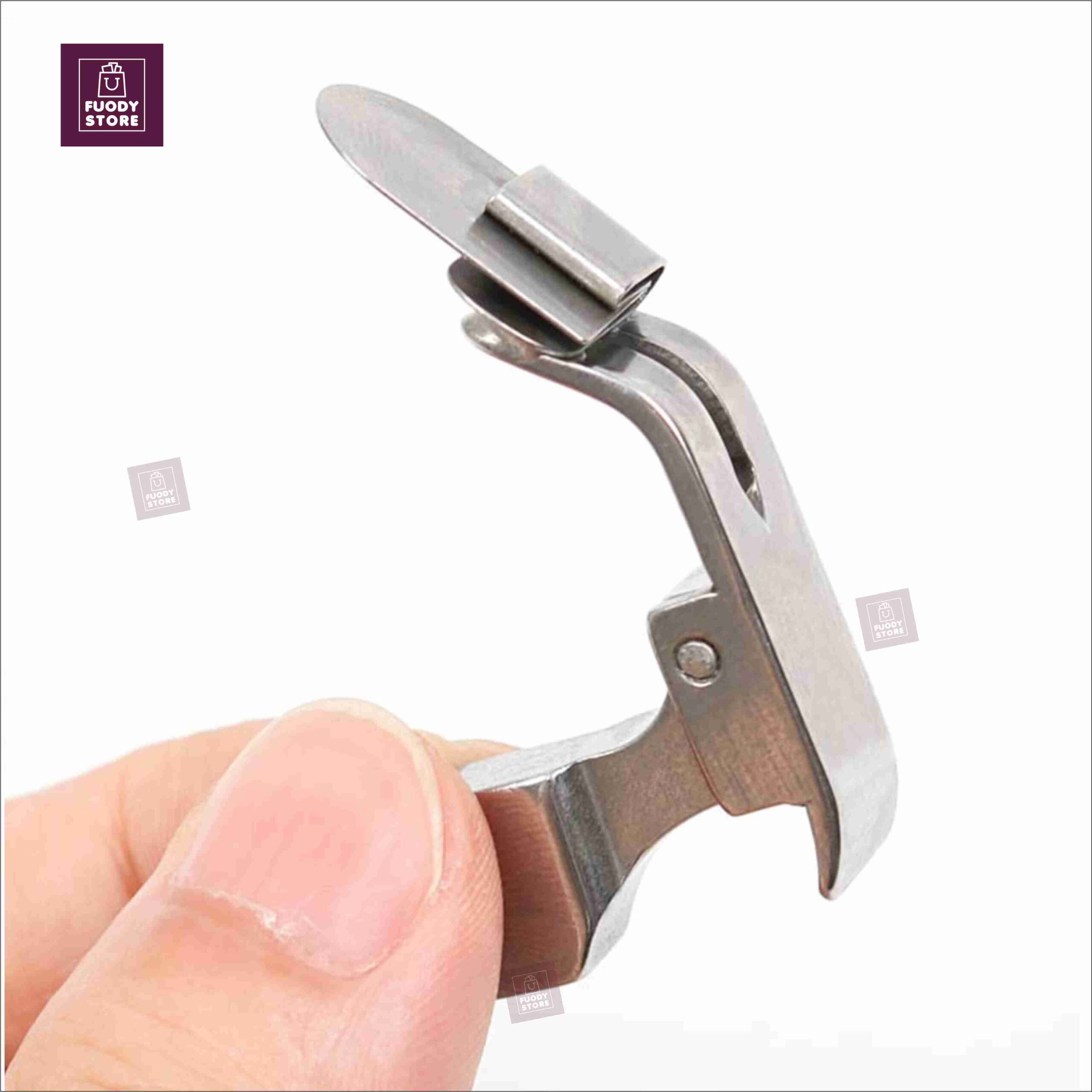 P351 3mm Curling Presser Foot – Industrial Stainless Steel Hemming Foot for Flat Sewing Machines - Image 2