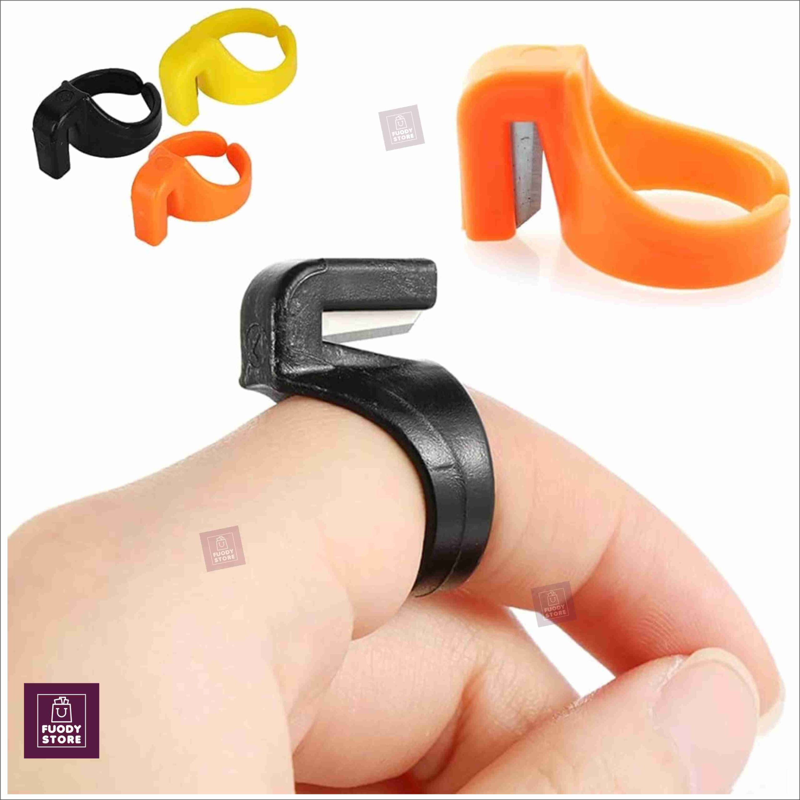Ring Finger Thread Cutting Tool – Multicolor Yarn Cutter for Sewing & Crafting - Image 4