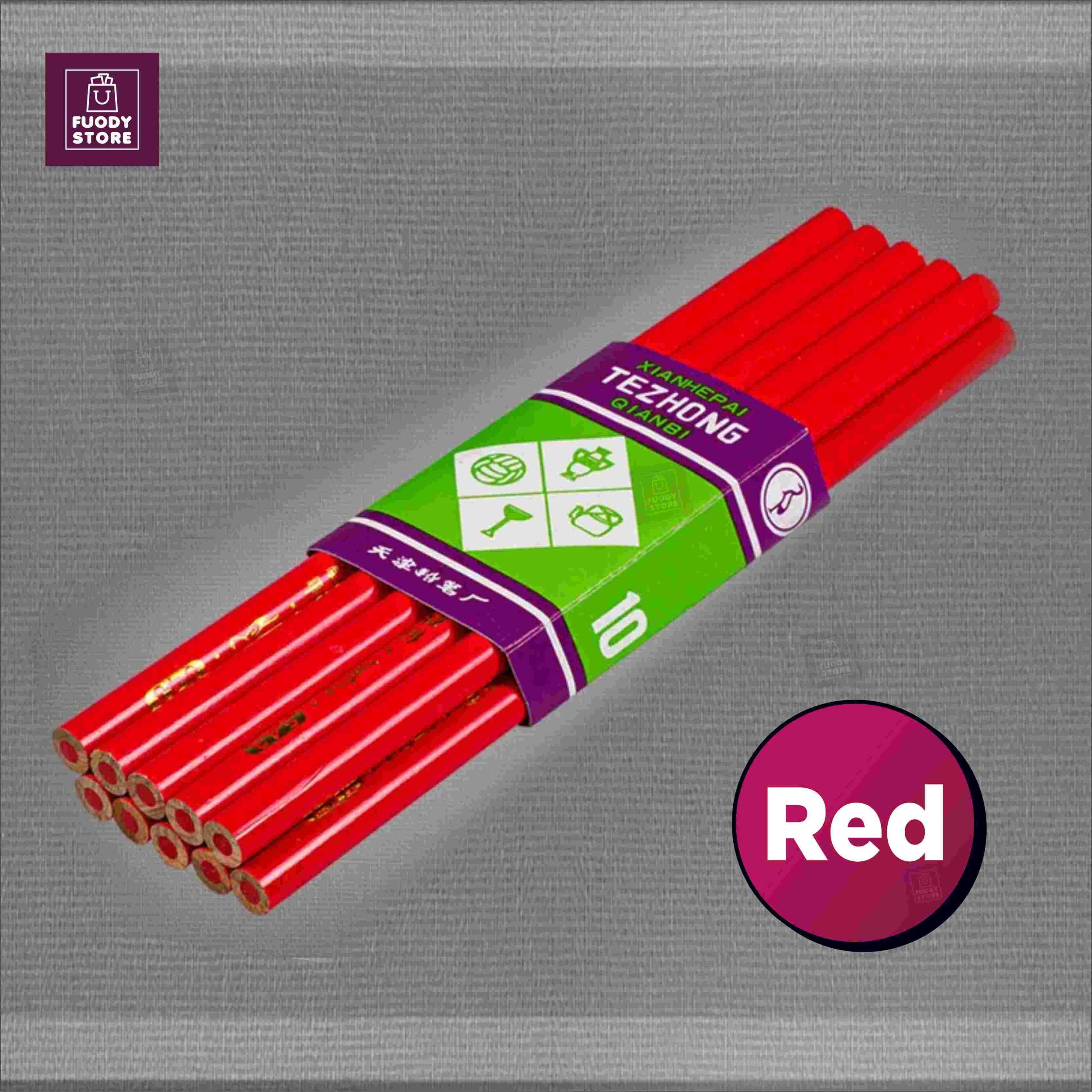 Chalk Pencils for Cloth Marking – Tailors Fabric Marker Pencils 6 Pcs Pack with 3 Random Colors - Image 2