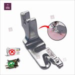 1 Pc Ghera, Peco Foot 3mm Rolled Hemming Presser Foot for Domestic Simple Sewing Machines (Silver)