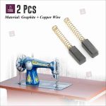 2 Pcs Carbon Motor Brushes Set Replacement Sewing Machine Motor Carbon Brushes for Household Sewing Machines - Image 3