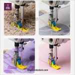 Teflon Roller Presser Foot Wear-Resistant Plastic Foot for Flat Bed Sewing Machines (High Shank) - Image 5