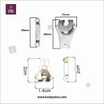 12 Pcs Trouser Hook & Eyelet Set | Silver Metal Fastener Replacement for Sewing, DIY Crafts & Clothing Repair - Image 5