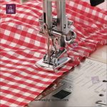Gathering Foot for Janome Sewing Machines Metal Presser Foot for Lightweight Fabrics (Horizontal Rotary Hook Models) - Image 2