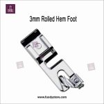 Rolled Hem Foot Stainless Steel Narrow Hemming Presser Foot 3mm for Singer, Brother, Janome & More - Image 5
