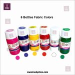 14 Pcs Best Fabric Paint Deal Complete Fabric Painting Kit with 6 Colors, Binder, Brushes & Tray - Image 2