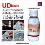 14 Pcs Best Fabric Paint Deal Complete Fabric Painting Kit with 6 Colors, Binder, Brushes & Tray - Image 4