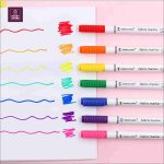 8 Pcs Fabric Paint Markers for Clothes Mix Colors Textile Permanent Marker Pen Set for DIY Crafts & T Shirt Painting - Image 4