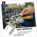 8 in 1 Portable Hex Head Wrench Set | Metric Key Chain 1.5mm to 6mm ( 8 Pcs Alki Key Set Tool ) - Image 5