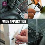 8 in 1 Portable Hex Head Wrench Set | Metric Key Chain 1.5mm to 6mm ( 8 Pcs Alki Key Set Tool ) - Image 4