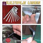 8 in 1 Portable Hex Head Wrench Set | Metric Key Chain 1.5mm to 6mm ( 8 Pcs Alki Key Set Tool ) - Image 3