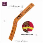Side Fitting Scale for Ladies Tailoring | Ruler for Waist, Hip & Chest Measurements (Pack of 1)