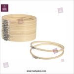 High Quality Wooden Embroidery Frame Smooth Finish Hoop with Upgraded Screws for Easy - Image 5