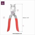 Metal Snaps Buttons Plier Universal Handheld Press Snaps Fastener Tool for DIY Fabric Sewing ( Red ) | Tich Button machine - Image 3