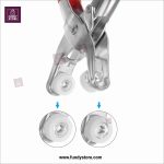 Metal Snaps Buttons Plier Universal Handheld Press Snaps Fastener Tool for DIY Fabric Sewing ( Red ) | Tich Button machine - Image 2