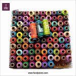 100 Mix Color Sewing Thread Nalki Box 50/3 Cotton Dhaga Reels (175 Yards Each) for Juki Machines - Image 5