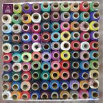 100 Mix Color Sewing Thread Nalki Box 50/3 Cotton Dhaga Reels (175 Yards Each) for Juki Machines - Image 2