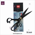 YDL 10 Inch Professional Tailoring Scissors Heavy Duty Stainless Steel Black Imported Shears | Premium Scissor for dress cutting - Image 2