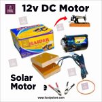 12V DC Sewing Machine Motor with Speed Controller 100% Copper Winding Solar Motor for Household, Interlock & Overlock Machines