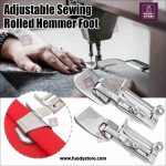 A11 Fabric Rolled Hemming Foot for Industrial Sewing Machine Adjustable Flat Seamer Binder for Juki, Brother High Shank - Image 3